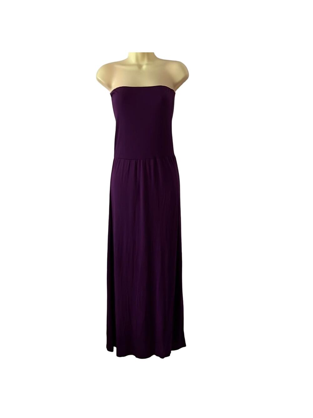 Mariemeili Purple Knit Swim Coverup 3 Way Styling woman Size Small Strapless